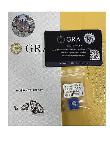 Moissanite 0.8ct 6mm GRA na lalafo.rs — 3 Moissanite 0.8ct 6mm GRA — 3