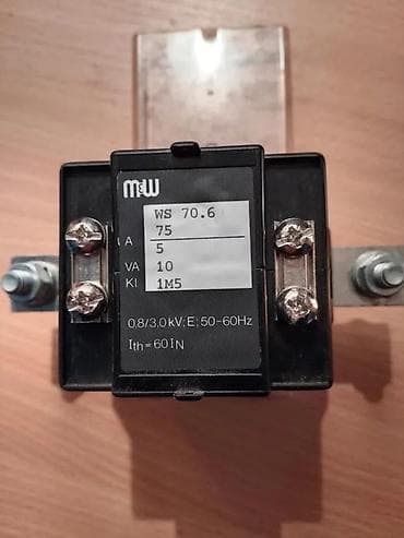 Tools & Equipment: STRUJNI TRANSFORMATOR WS 70.6 75/5A 10VA | Strujni transformator at lalafo.rs — 3 Tools & Equipment: STRUJNI TRANSFORMATOR WS 70.6 75/5A 10VA | Strujni transformator — 3