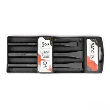 Tools & Equipment: YATO set štemajzla – 3 dela (CrV) Profesionalni set pljosnatih at lalafo.rs — 1 Tools & Equipment: YATO set štemajzla – 3 dela (CrV) Profesionalni set pljosnatih — 1