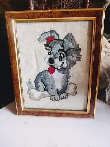 Ručni rad – gobleni u ramovima - Motiv pejzaža sa rekom, vetrenjačom na lalafo.rs — 3 Ručni rad – gobleni u ramovima - Motiv pejzaža sa rekom, vetrenjačom — 3