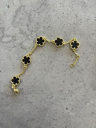 Narukvica - Materijal: zlatno-tonirana lančana karika sa crnim na lalafo.rs — 2 Narukvica - Materijal: zlatno-tonirana lančana karika sa crnim — 2