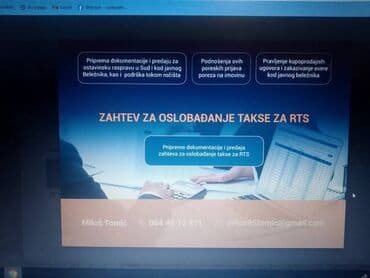 Nudim obavljanje računovodstvenih poslova za preduzetnike paušalce na lalafo.rs Nudim obavljanje računovodstvenih poslova za preduzetnike paušalce