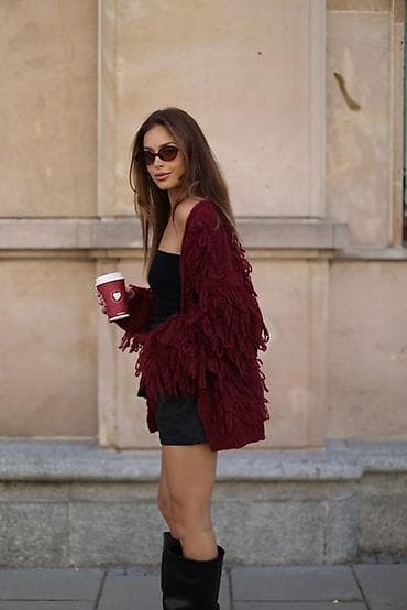 🔥Pleteni kardigan sa resama – ženstven, udoban i efektan komad za na lalafo.rs — 3 🔥Pleteni kardigan sa resama – ženstven, udoban i efektan komad za — 3