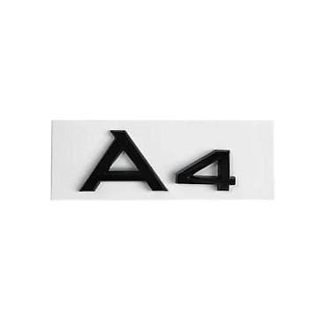 Emblem “A4” – crna 3D nalepnica za automobil - Dizajn: pojedinačna na lalafo.rs Emblem “A4” – crna 3D nalepnica za automobil - Dizajn: pojedinačna