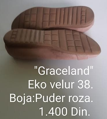 Graceland baletanke – eko velur - Veličina: 38 - Boja: puder roze - at lalafo.rs — 7 Graceland baletanke – eko velur - Veličina: 38 - Boja: puder roze - — 7