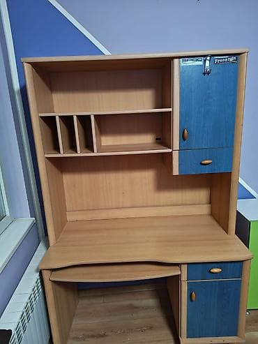 Kancelarijski stolovi: Radni/računarski sto sa nadgradnjom - Materijal: iverica/medijapan u na lalafo.rs — 6 Kancelarijski stolovi: Radni/računarski sto sa nadgradnjom - Materijal: iverica/medijapan u — 6