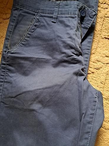 Muske letnje pantalone kao nove, teget plave 34 vel na lalafo.rs — 1 Muske letnje pantalone kao nove, teget plave 34 vel — 1