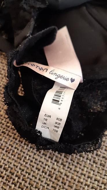 Koton grudnjak – model lingerie, crne boje, sa čipkom i mekim korpama na lalafo.rs — 2 Koton grudnjak – model lingerie, crne boje, sa čipkom i mekim korpama — 2