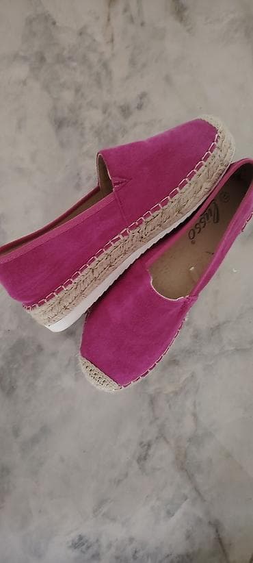 Ženske espadrile – fuksija roze - Brend: Lusso (logo na ulošku) - na lalafo.rs — 3 Ženske espadrile – fuksija roze - Brend: Lusso (logo na ulošku) - — 3