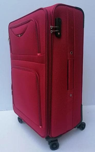 Travel suitcases and bags: Veliki putni kofer na točkiće – tekstilni, crvene boje - Prostrana at lalafo.rs — 6 Travel suitcases and bags: Veliki putni kofer na točkiće – tekstilni, crvene boje - Prostrana — 6