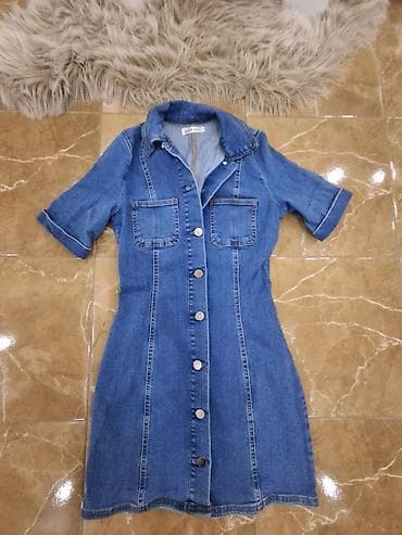 ZARA TRF teksas haljina – Authentic Denim - Klasična džins haljina na lalafo.rs — 1 ZARA TRF teksas haljina – Authentic Denim - Klasična džins haljina — 1