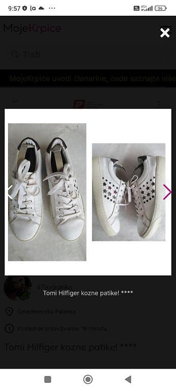 RASPRODAJA!!!TOMMY HILFIGER kožne patike - Model: klasične bele at lalafo.rs — 1 RASPRODAJA!!!TOMMY HILFIGER kožne patike - Model: klasične bele — 1