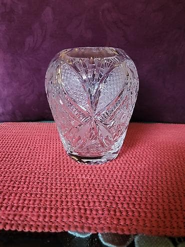 Antique Decor: Vaza nova kristal,led kristal,rucni rad. ceska. 70te. Vaza at lalafo.rs — 6 Antique Decor: Vaza nova kristal,led kristal,rucni rad. ceska. 70te. Vaza — 6