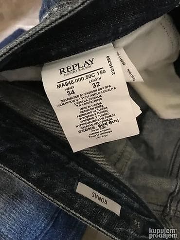 Jeans, Replus, color - Blue at lalafo.rs — 6 Jeans, Replus, color - Blue — 6