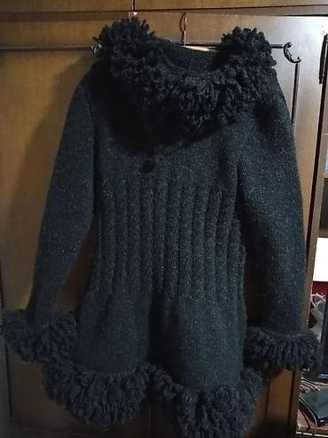 eko koza sa: Crna bundica od 100%vune.veličina M,dužina 80cm,rukavi 60cm,prati na lalafo.rs — 4 eko koza sa: Crna bundica od 100%vune.veličina M,dužina 80cm,rukavi 60cm,prati — 4