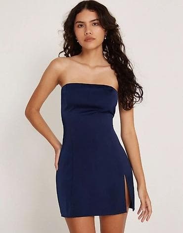 Haljina top sa slicem. crna,braon,roza,pink,borda,crvena,tamno plava na lalafo.rs Haljina top sa slicem. crna,braon,roza,pink,borda,crvena,tamno plava