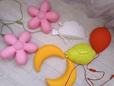 Dekorativne zidne lampe za dečiju sobu – set raznobojnih modela - na lalafo.rs Dekorativne zidne lampe za dečiju sobu – set raznobojnih modela -