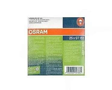 kom sa etiketom: OSRAM Starteri ST151 – pakovanje 25 kom - Tip: starteri za at lalafo.rs — 1 kom sa etiketom: OSRAM Starteri ST151 – pakovanje 25 kom - Tip: starteri za — 1