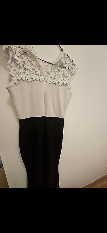 Elegantna ženska haljina maxi dužine koja kombinuje bež gornji deo sa na lalafo.rs — 4 Elegantna ženska haljina maxi dužine koja kombinuje bež gornji deo sa — 4