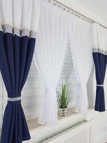 Komplet draper+zavesa- 4900 din Dimenzije zavese 4mx1,6m Dimenzije na lalafo.rs Komplet draper+zavesa- 4900 din Dimenzije zavese 4mx1,6m Dimenzije