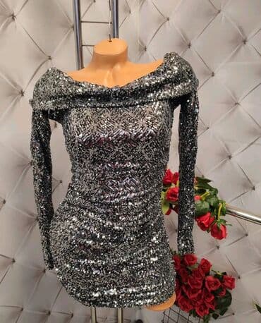 One size, bоја - Srebrna, Koktel, klub, Dugih rukava na lalafo.rs One size, bоја - Srebrna, Koktel, klub, Dugih rukava