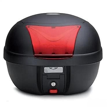 Moto kofer (top case) za skuter/motor – crni sa crvenim at lalafo.rs — 3 Moto kofer (top case) za skuter/motor – crni sa crvenim — 3