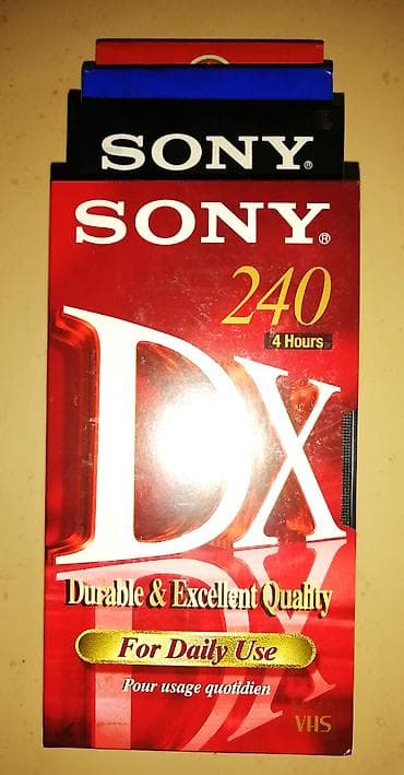 Electronics: Prodajem četiri brendirane VHS kasete, potpuno nove, neraspakovane u at lalafo.rs — 1 Electronics: Prodajem četiri brendirane VHS kasete, potpuno nove, neraspakovane u — 1
