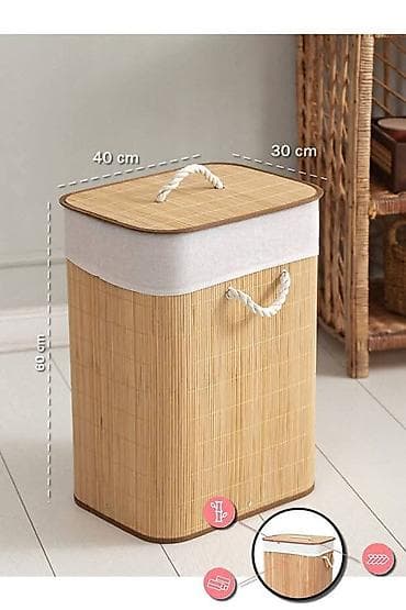 Korpa za veš Bambus Estia Savršeno kombinuje funkcionalnost i na lalafo.rs — 5 Korpa za veš Bambus Estia Savršeno kombinuje funkcionalnost i — 5