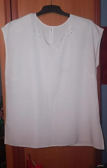 zenske broj: Bela ženska bluza bez rukava, odgovara možda za neki XL/XXL - Model at lalafo.rs — 2 zenske broj: Bela ženska bluza bez rukava, odgovara možda za neki XL/XXL - Model — 2