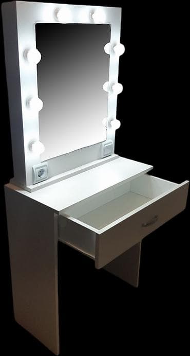 Ogledalo za sminkanje sa stocicem. Dimenzije gornjeg dela 60x70 na lalafo.rs — 2 Ogledalo za sminkanje sa stocicem. Dimenzije gornjeg dela 60x70 — 2