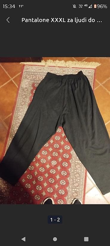 Muške pantalone XXXL Do 135kg nove na lalafo.rs Muške pantalone XXXL Do 135kg nove