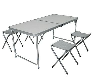 Sets of table and chairs: Sklopivi kamping set – sto + 4 stolice / Kofer sistem Praktičan i at lalafo.rs — 2 Sets of table and chairs: Sklopivi kamping set – sto + 4 stolice / Kofer sistem Praktičan i — 2