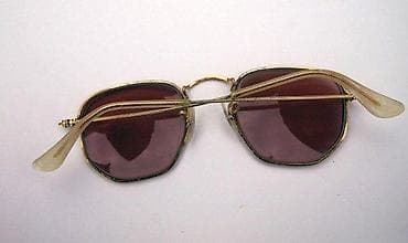 Vintage B&L Ray Ban U.S.A. classic round sunglasses in gold. Made na lalafo.rs — 4 Vintage B&L Ray Ban U.S.A. classic round sunglasses in gold. Made — 4