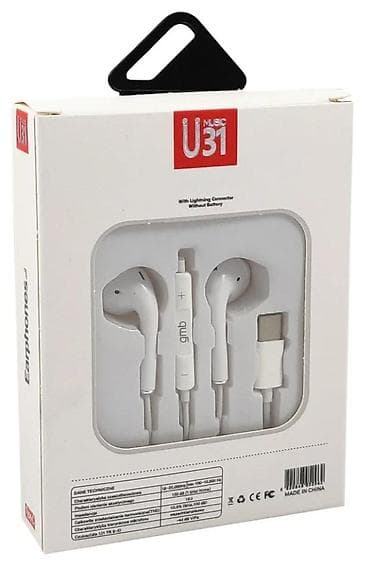 Žičane slušalice U31 Music – USB‑C - Tip konektora: USB Type‑C na lalafo.rs Žičane slušalice U31 Music – USB‑C - Tip konektora: USB Type‑C