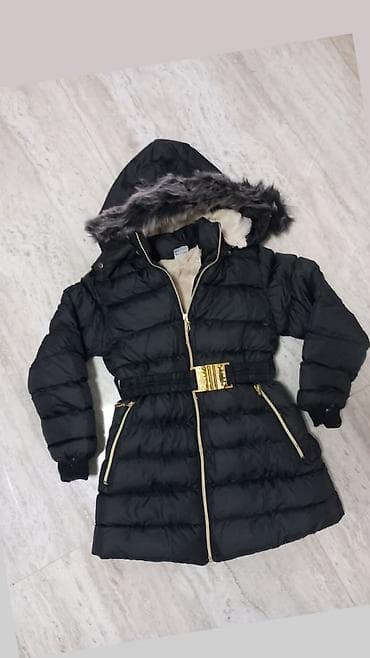 Dečija zimska jakna sa kapuljačom i pojasom - Model: duga, prošivena na lalafo.rs — 3 Dečija zimska jakna sa kapuljačom i pojasom - Model: duga, prošivena — 3