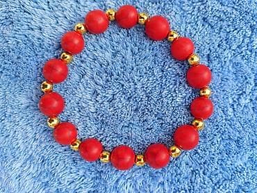 Narukvica Crveni Haulit 3 Narukvica od Crvenog Haulita, poludragi na lalafo.rs — 3 Narukvica Crveni Haulit 3 Narukvica od Crvenog Haulita, poludragi — 3