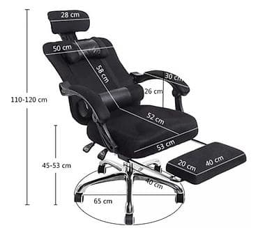 Ergonomska kancelarijska stolica sa osloncem za noge - Podesivi na lalafo.rs — 2 Ergonomska kancelarijska stolica sa osloncem za noge - Podesivi — 2
