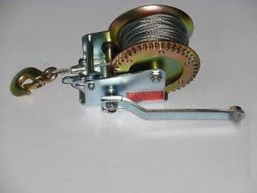 Pneumatski alati i kompresori: Ručno vitlo sa sajlom i kukom - Tip: mehaničko ručno vitlo sa polugom na lalafo.rs — 9 Pneumatski alati i kompresori: Ručno vitlo sa sajlom i kukom - Tip: mehaničko ručno vitlo sa polugom — 9