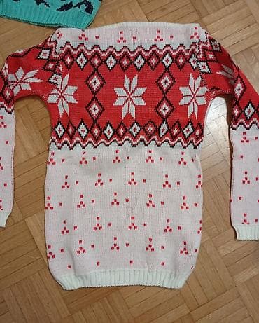 Dva ženska pletena džempera – Moreno - Model 1: krem-beli džemper sa na lalafo.rs — 2 Dva ženska pletena džempera – Moreno - Model 1: krem-beli džemper sa — 2