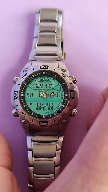 Casio Fishing Gear – analogno-digitalni ručni sat od nerđajućeg čelika na lalafo.rs — 2 Casio Fishing Gear – analogno-digitalni ručni sat od nerđajućeg čelika — 2