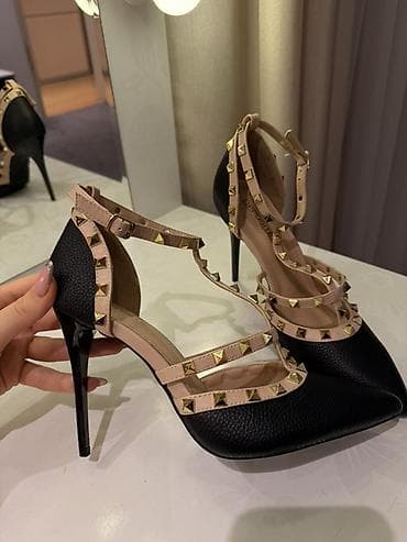 Ženske salonke na štiklu sa nitnama - Model: špic salonke sa at lalafo.rs — 2 Ženske salonke na štiklu sa nitnama - Model: špic salonke sa — 2