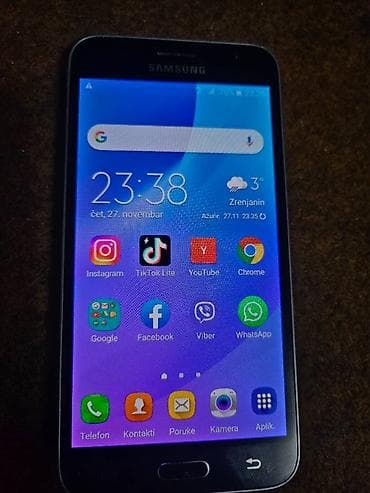 SAMSUNG GALAXY J3 mobilni telefon baterija drzi dobro sim free je na lalafo.rs — 1 SAMSUNG GALAXY J3 mobilni telefon baterija drzi dobro sim free je — 1