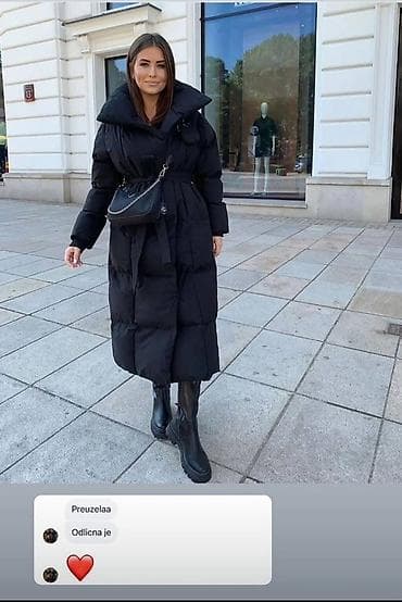 🔥Ženska dugačke puffer jakna sa pojasom Jakne kojima su svi na lalafo.rs — 5 🔥Ženska dugačke puffer jakna sa pojasom Jakne kojima su svi — 5