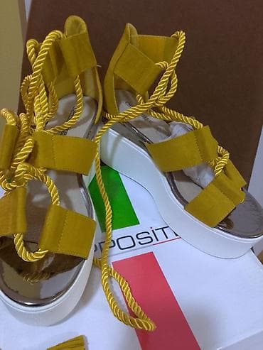 Women's Footwear: Sandale,velicina 40,na vezivanje,platforma.Cena 1400 dinara.Novo!!! at lalafo.rs — 7 Women's Footwear: Sandale,velicina 40,na vezivanje,platforma.Cena 1400 dinara.Novo!!! — 7