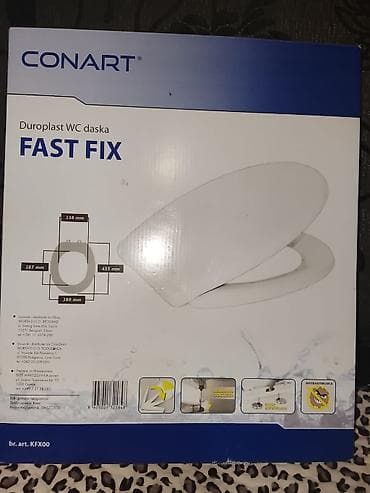 CONART Duroplast WC daska – FAST FIX Pakovano novo meru smo uzeli na lalafo.rs — 3 CONART Duroplast WC daska – FAST FIX Pakovano novo meru smo uzeli — 3