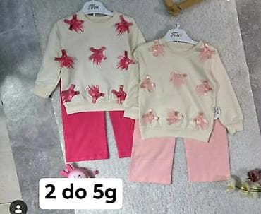 Dečiji kompleti – dukserica i helanke (uzrast 2 do 5 godina) - Dva na lalafo.rs — 1 Dečiji kompleti – dukserica i helanke (uzrast 2 do 5 godina) - Dva — 1