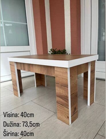 Klub stolovi- različitih dezena Odmah dostupni stočići! Napravljen od na lalafo.rs Klub stolovi- različitih dezena Odmah dostupni stočići! Napravljen od