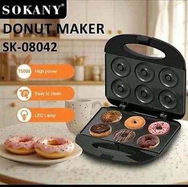 SOKANY SK-08042 aparat za krofne. Snaga: 750 W Kapacitet: Peče šest na lalafo.rs SOKANY SK-08042 aparat za krofne. Snaga: 750 W Kapacitet: Peče šest