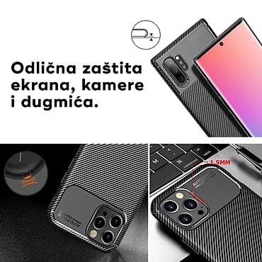 Maska Defender Carbon za Xiaomi Redmi Note 14 Pro Plus (EU) crna na lalafo.rs — 3 Maska Defender Carbon za Xiaomi Redmi Note 14 Pro Plus (EU) crna — 3