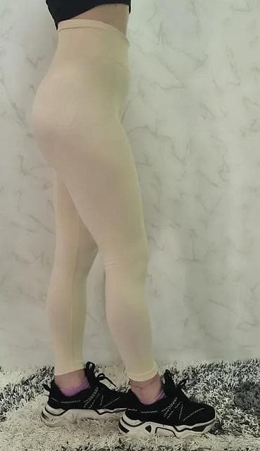 Leggings, Bike shorts: Ženske bež helanke sa visokim strukom - Visok, širok pojas za dodatnu at lalafo.rs — 8 Leggings, Bike shorts: Ženske bež helanke sa visokim strukom - Visok, širok pojas za dodatnu — 8